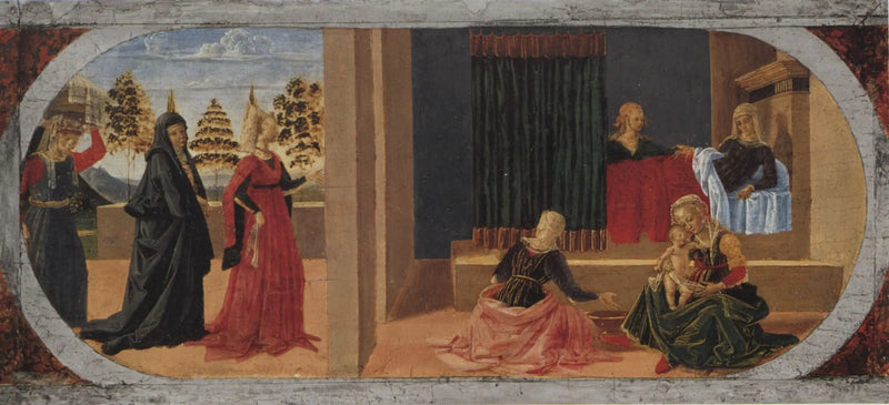 Neitsyt Marian syntymä - Pietro Perugino