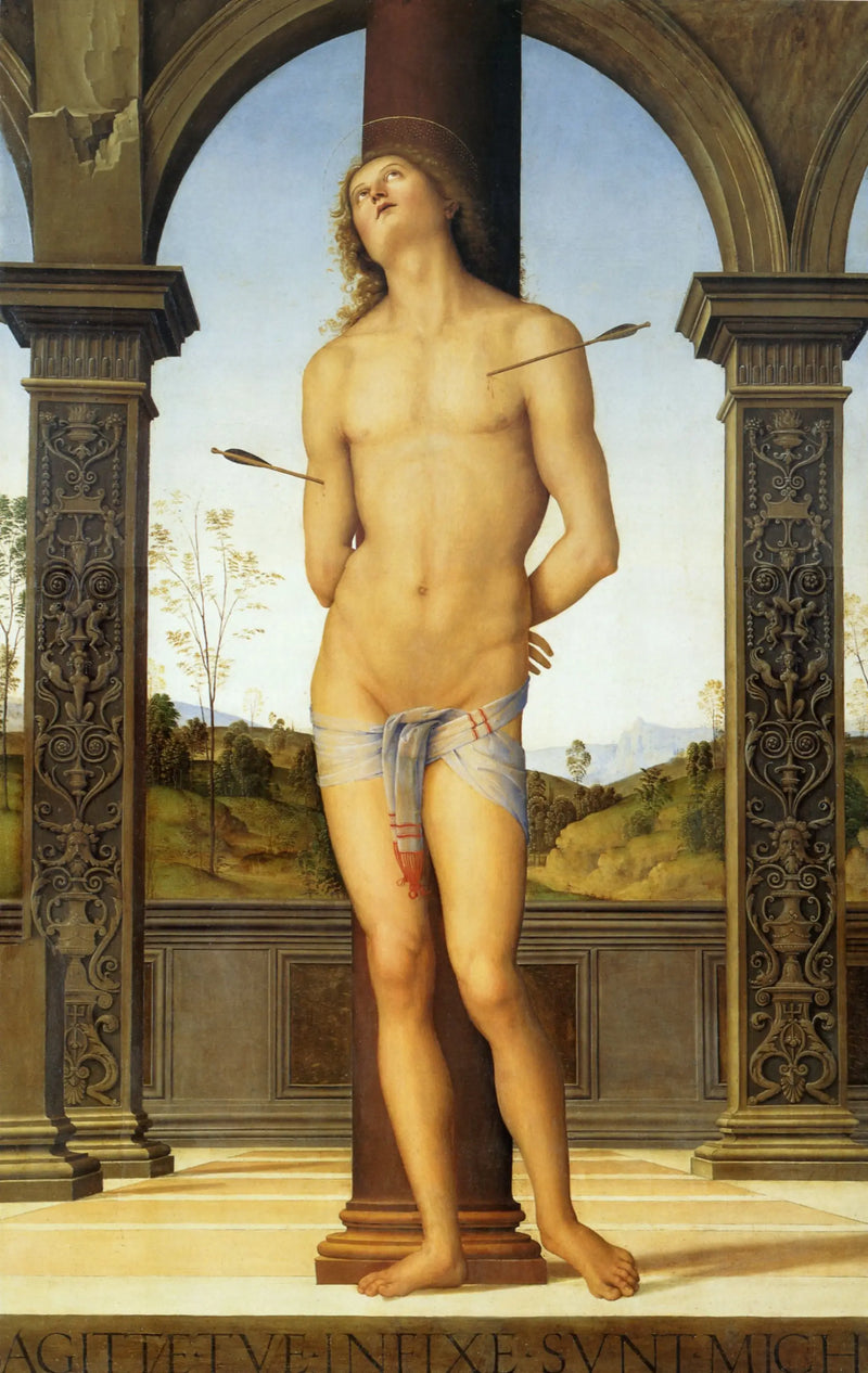 Pyhä Sebastianus - Pietro Perugino