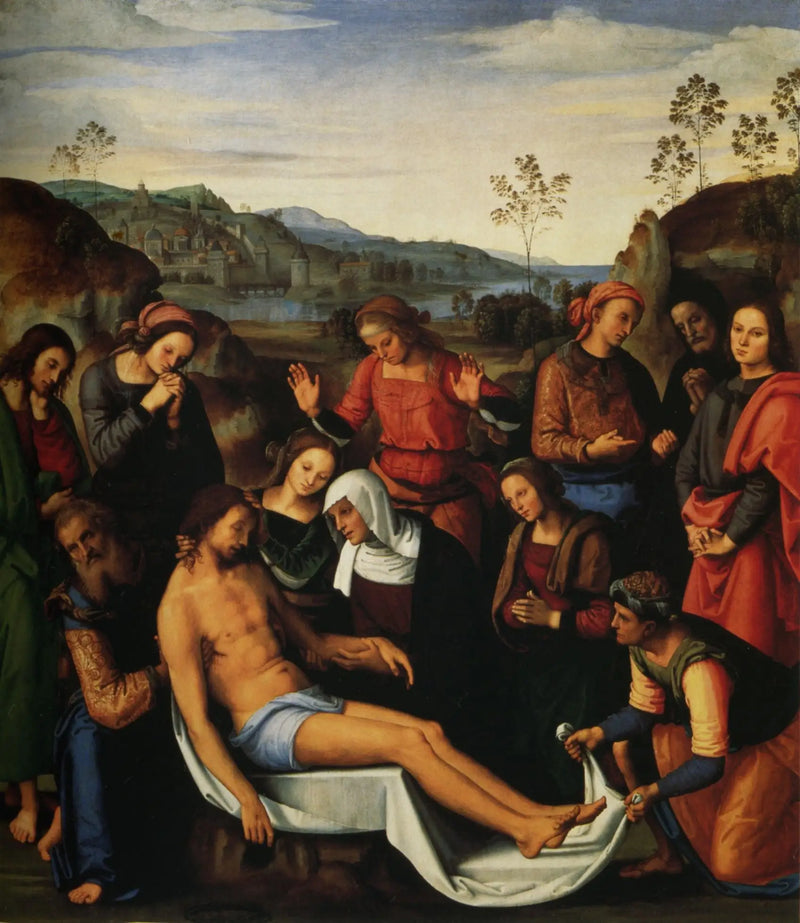 Kristuksen kuoleman valitus - Pietro Perugino