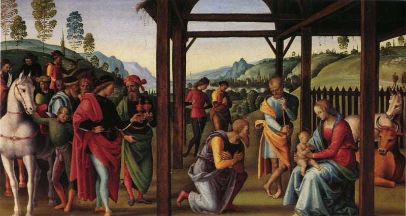 Magien ylistys - Pietro Perugino