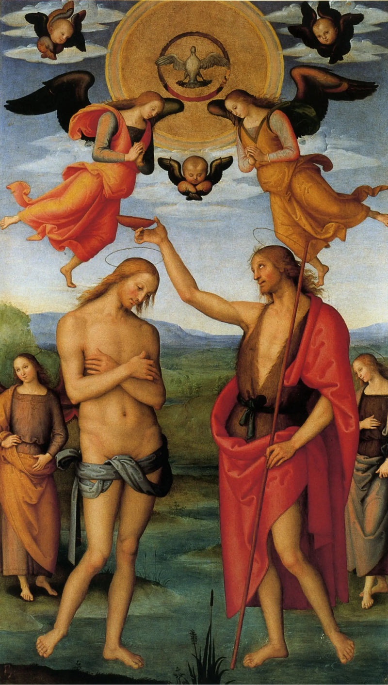 Kristuksen kaste - Pietro Perugino