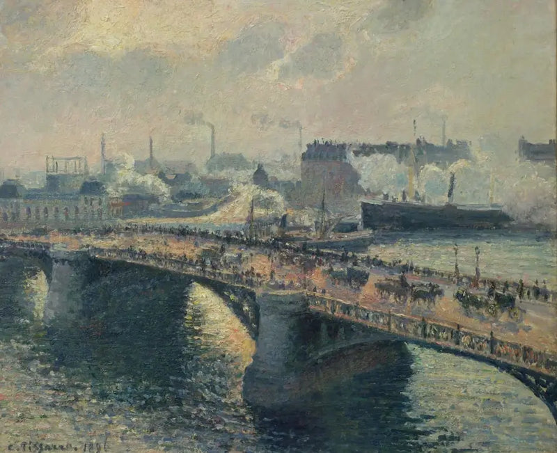 Boïeldieu-silta Rouenissa - Camille Pissarro