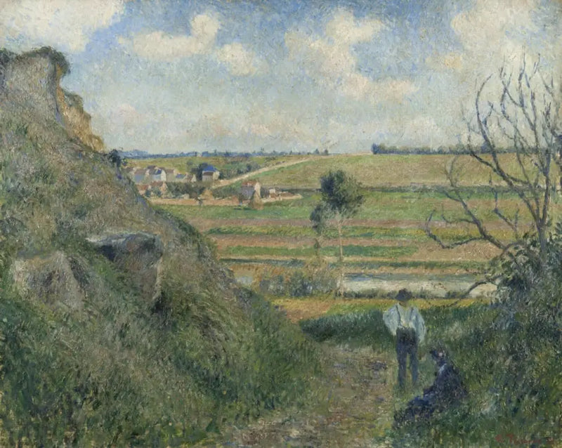 Syvä polku, näkymä Épluches - Camille Pissarro