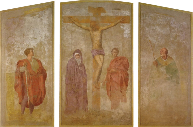 Kristuksen ristiinnaulitsemisen triptyykki - Pontormo