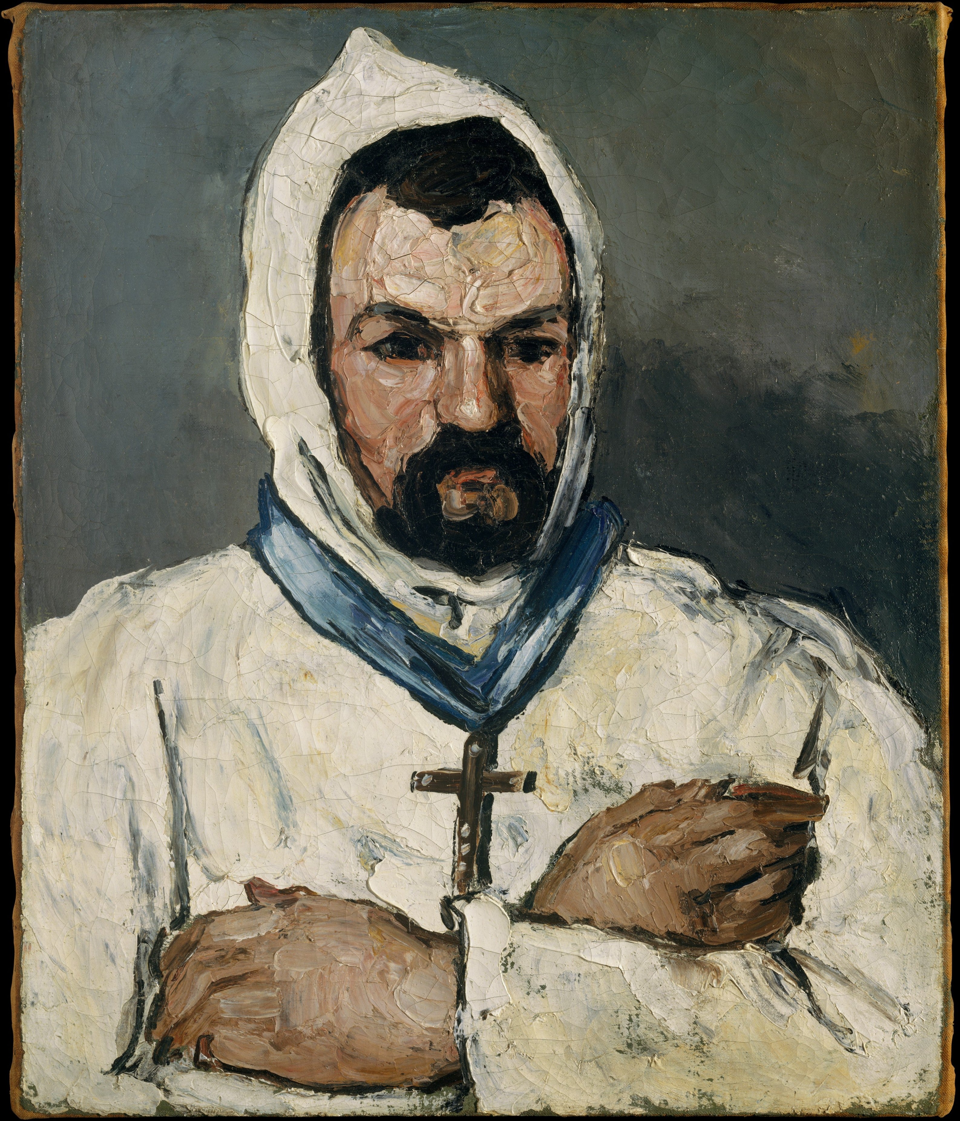 Reproduction du tableau « Portrait d'un moine - Paul Cézanne » par Alpha Reproduction en peinture à l’huile
