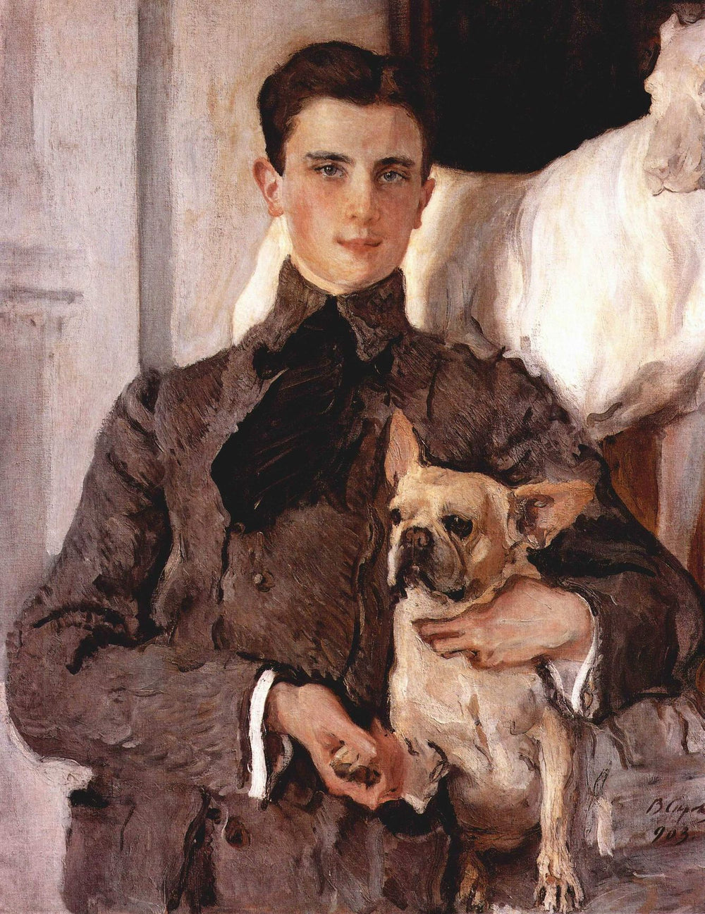 Muotokuva kreivi Feliks Feliksovich Sumarokov-Elstovista myöhemmin ruhtinas Jusupov - Valentin Serov