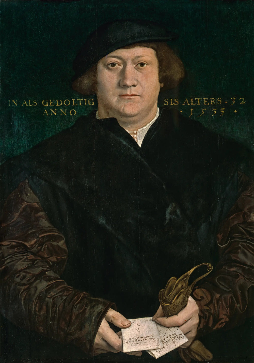 Portrait of Cyriacus Kale - Hans Holbein le Jeune - Alpha Reproduction