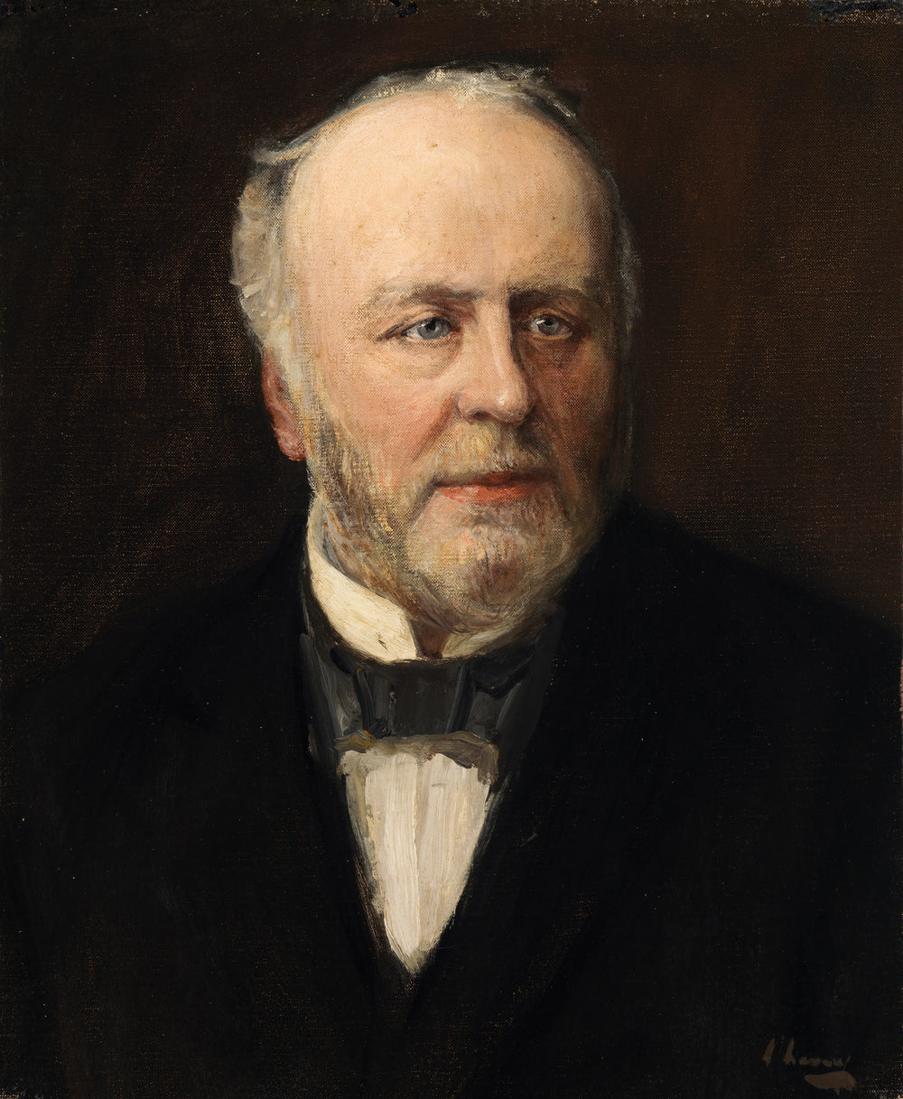 Muotokuva antiikkikauppias John Thomas Gilbertistä (1829-1897) - John Lavery