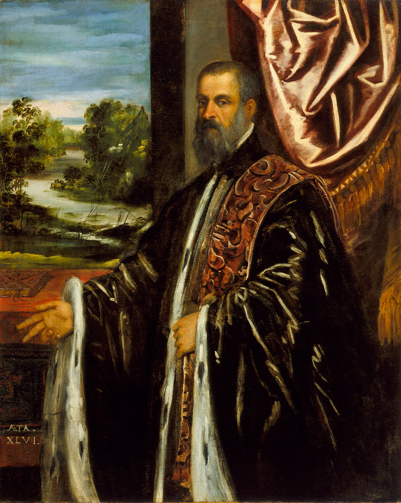 Marino Grimani - Jacopo Tintoretto - Muotokuva
