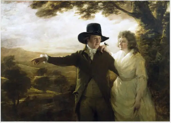 Portrait de Sir John et Lady Clerk de Penicuik - Henry Raeburn - Alpha Reproduction