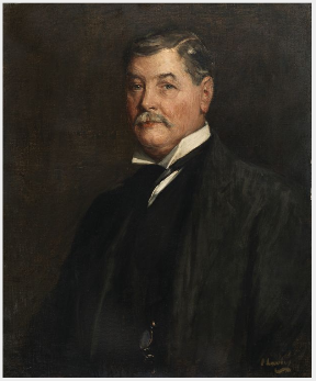 Muotokuva T.P. O'Connorista, kansanedustajasta ja toimittajasta - John Lavery
