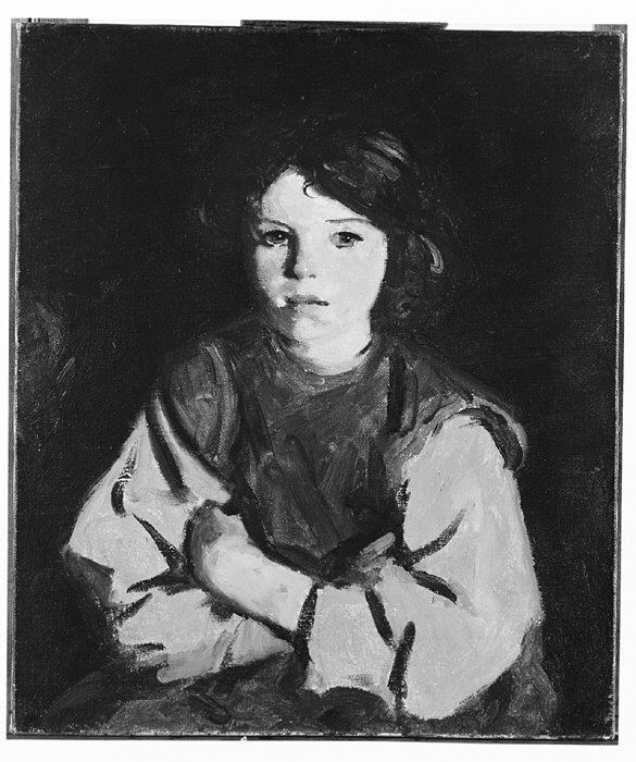 Portrait d'une fille - Robert Henri