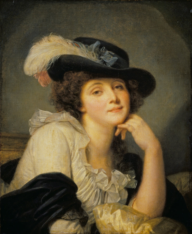 Naisen muotokuva, aiemmin väärin sanottu Sophie Arnouldin muotokuva - Jean-Baptiste Greuze