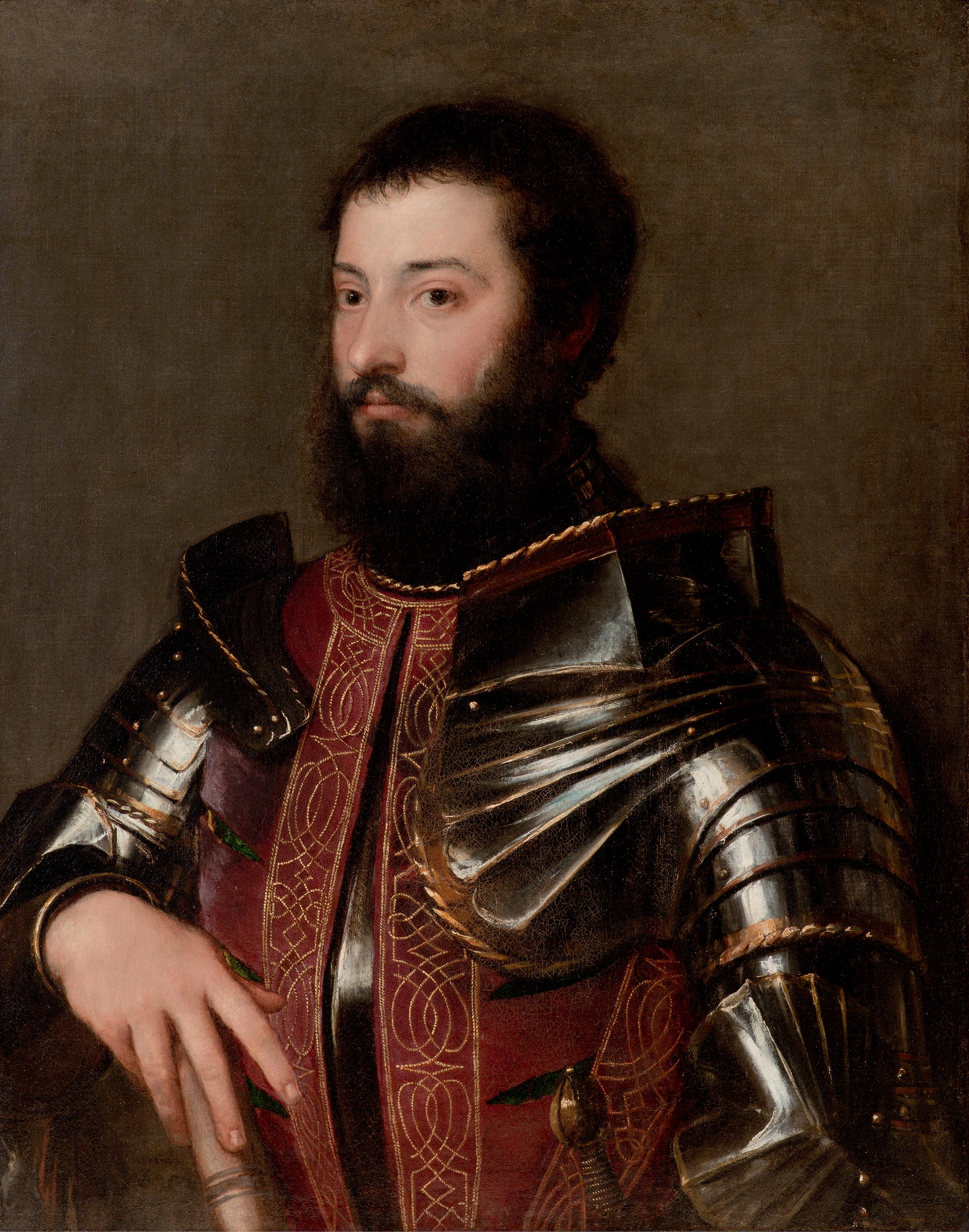 Portrait d'homme en armure - Titian