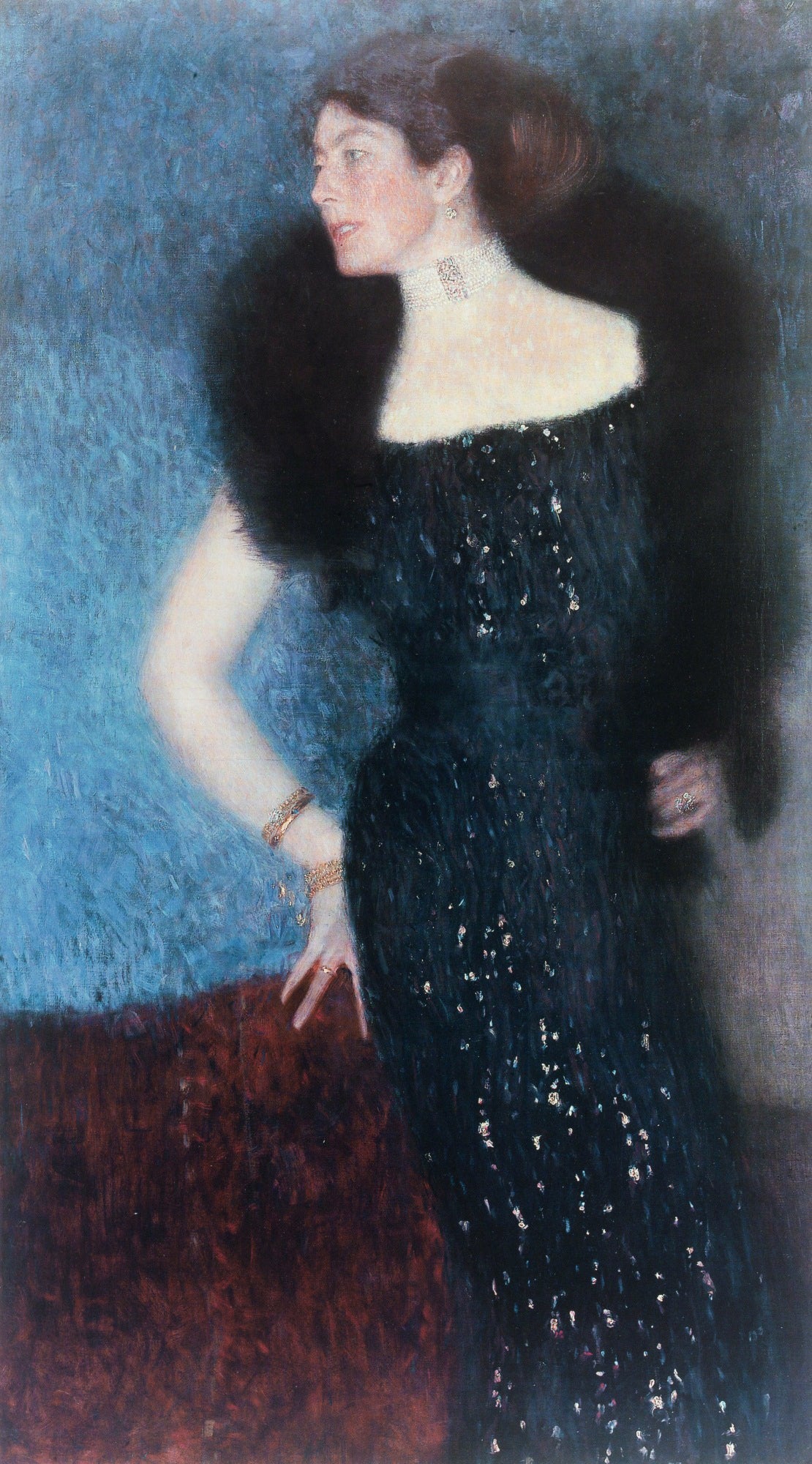 👗 Muotokuva Rose von Rosthorn-Friedmannista – Gustav Klimt (noin 1900)