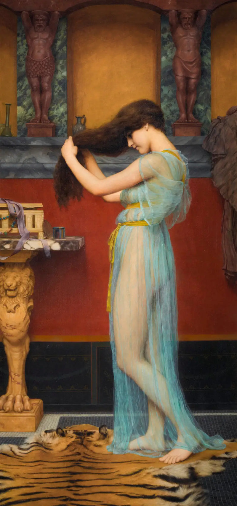 Kylpyvalmistelu - John William Godward