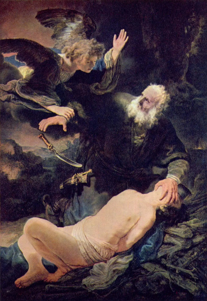 Iisakin uhraus - Rembrandt