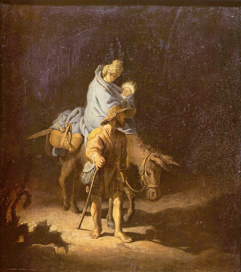 Pakomatka Egyptiin - Rembrandt