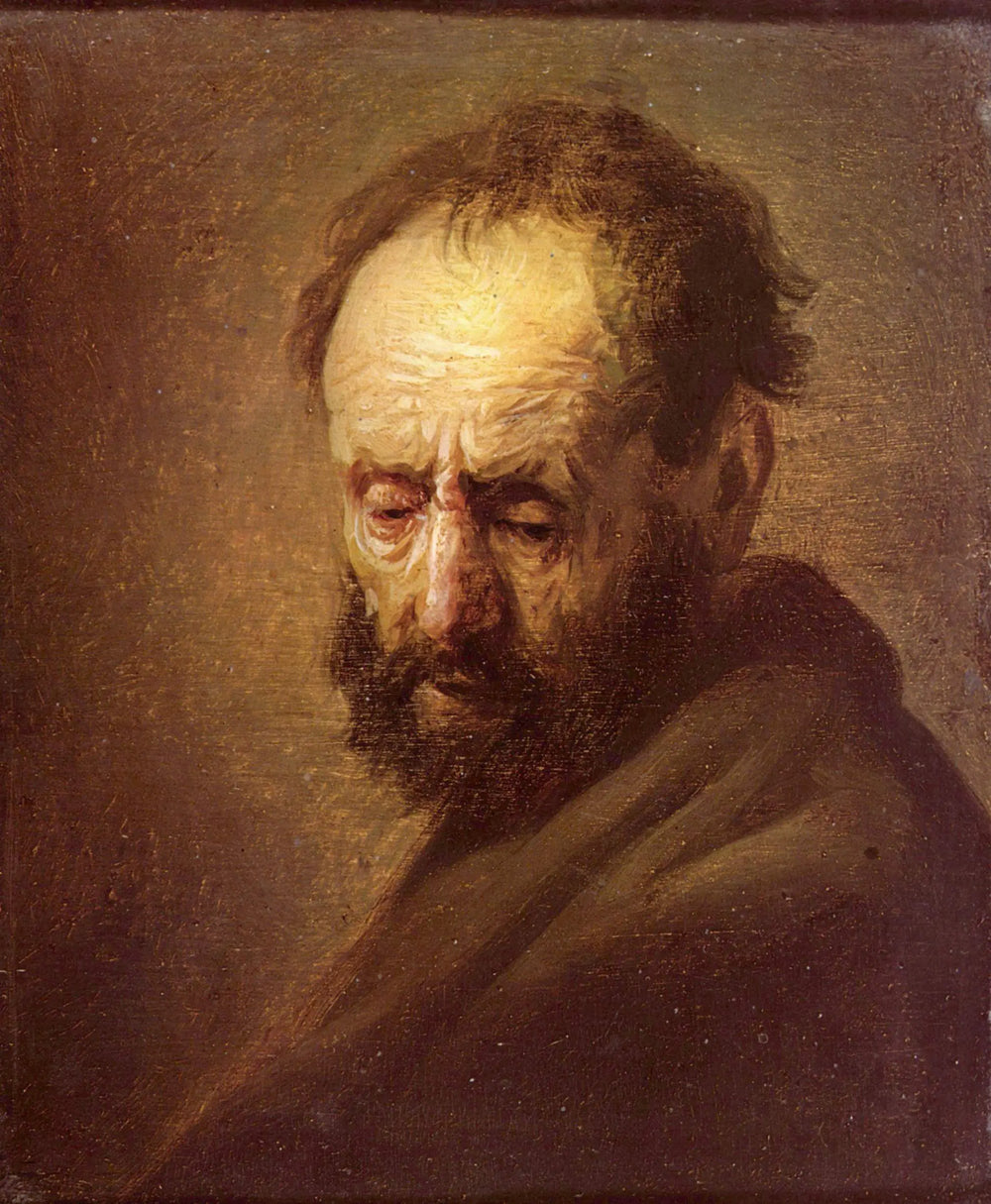 Reproduction du tableau « Vieillard - Rembrandt » par Alpha Reproduction en peinture à l’huile