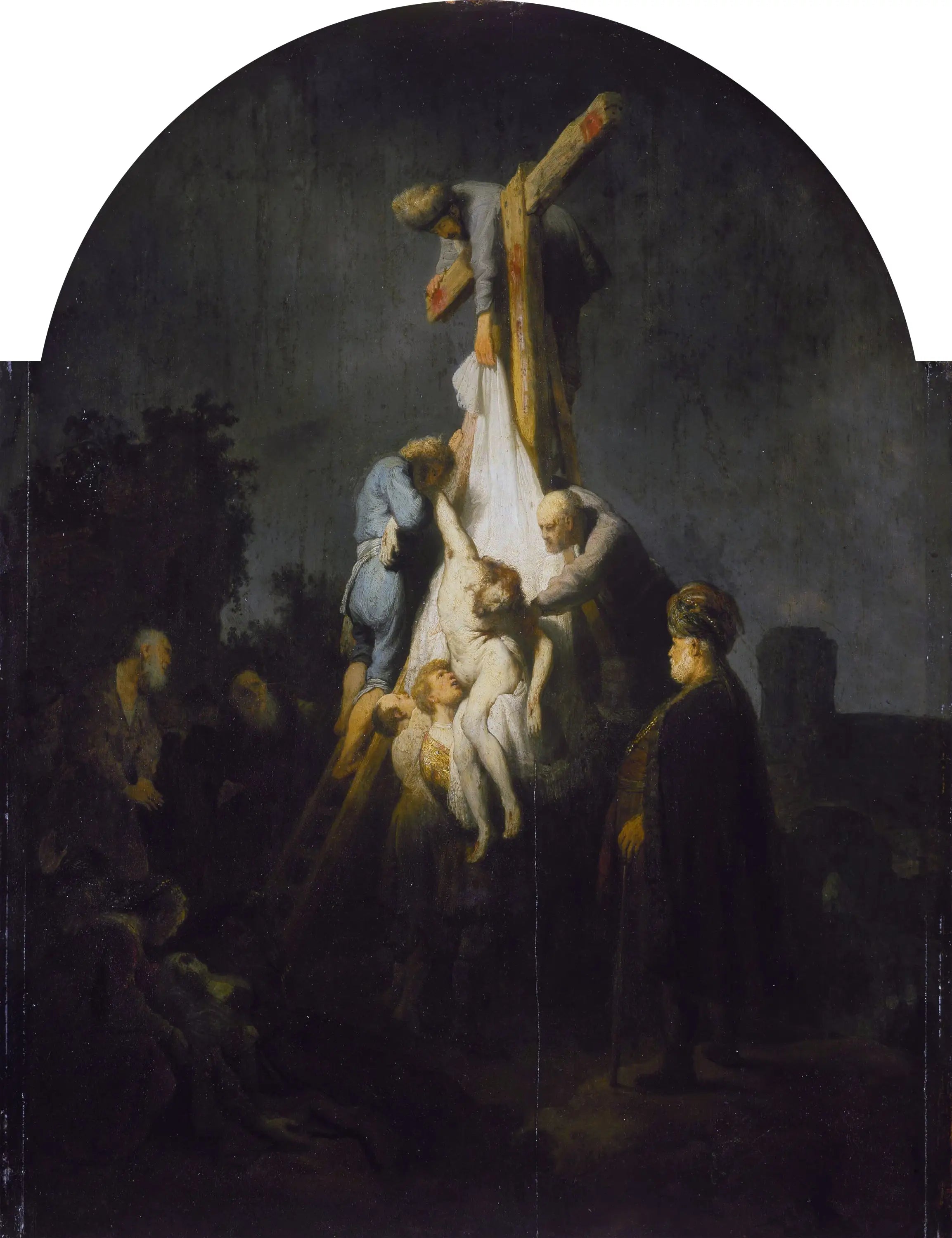 Reproduction du tableau « Descente de croix - Rembrandt » par Alpha Reproduction en peinture à l’huile