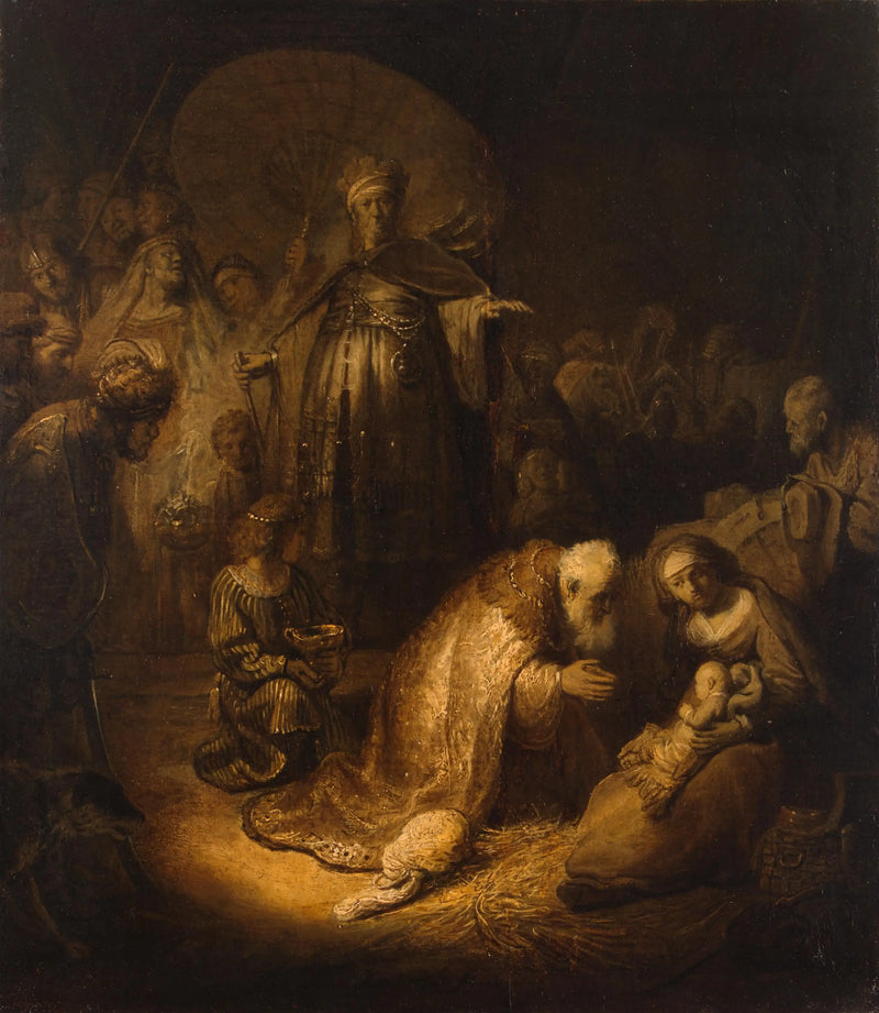 Itämaan tietäjien kunnioitus - Rembrandt