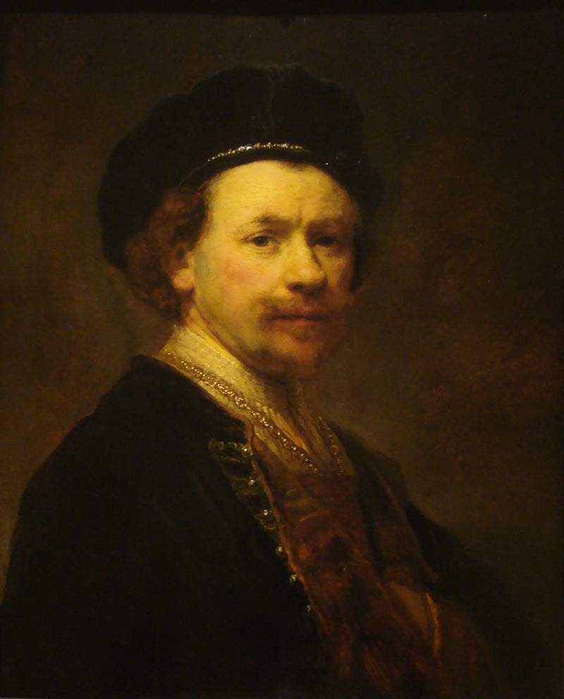 Itsenäinen muotokuva beretissä - Rembrandt