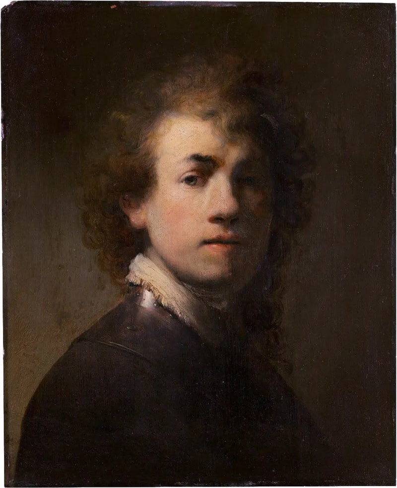 Itsepotretti gorgerinilla - Rembrandt