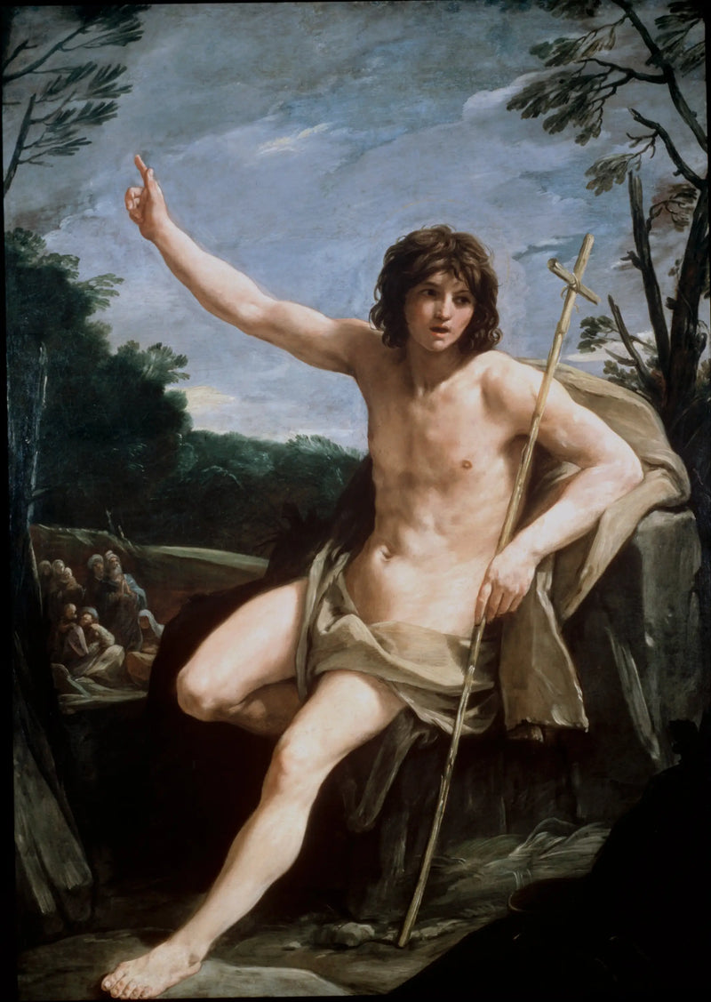 Pyhä Johannes Kastaja autiomaassa - Guido Reni