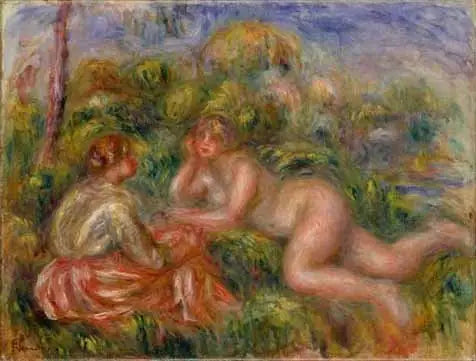 Kylvyn jälkeen - Pierre-Auguste Renoir