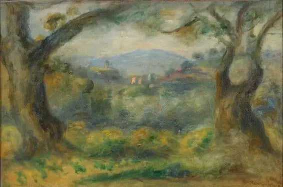Maisema Colletteilta - Pierre-Auguste Renoir