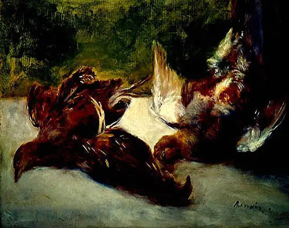 Kolme metsäkanalintua - Pierre-Auguste Renoir