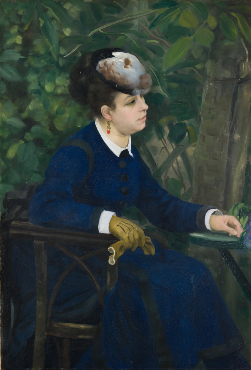 Nainen puutarhassa - Pierre-Auguste Renoir