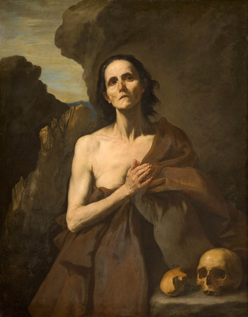 Pyhä Marie Egyptiläinen - Jusepe de Ribera