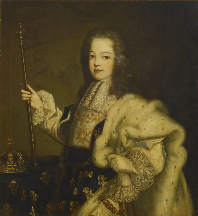 Ludvig XV, Ranskan kuningas (1710-1774) - Hyacinthe Rigaud