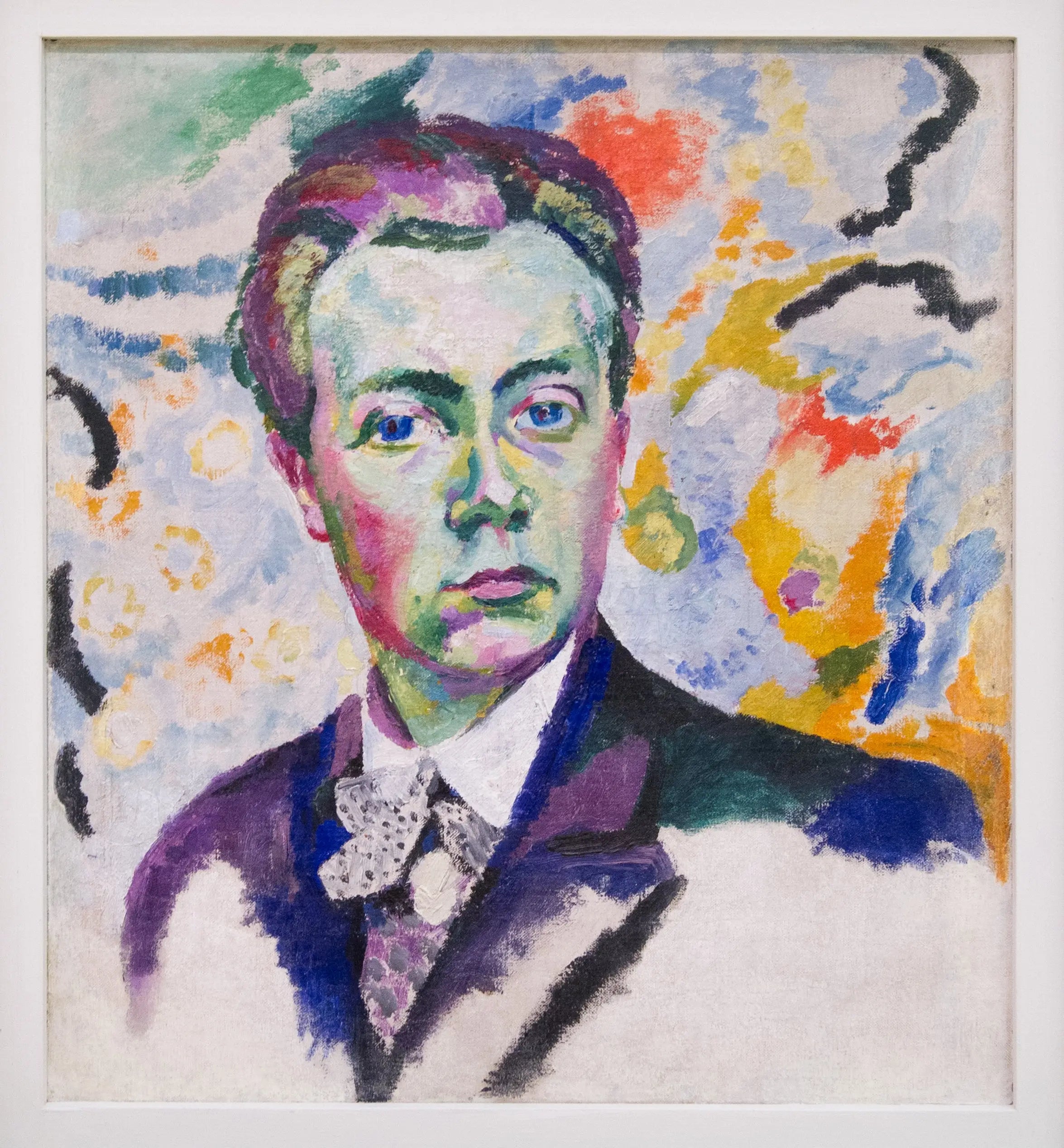 Reproduction du tableau « Autoportrait - Robert Delaunay » par Alpha Reproduction en peinture à l’huile