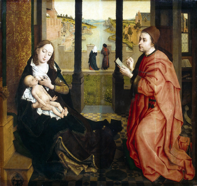 Saint Luc piirtämä Neitsyt - Rogier van der Weyden