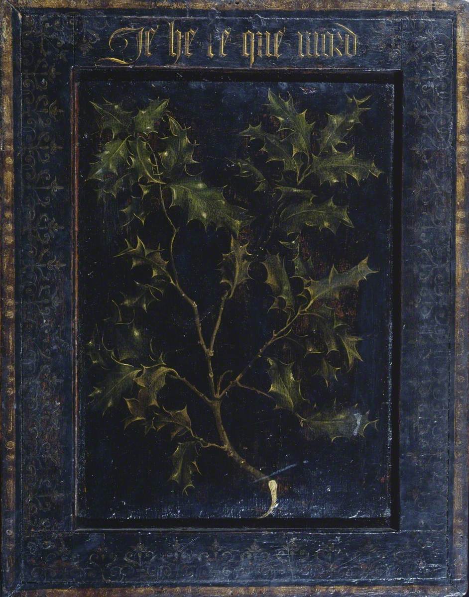 Branche de houx (verso) - Rogier van der Weyden