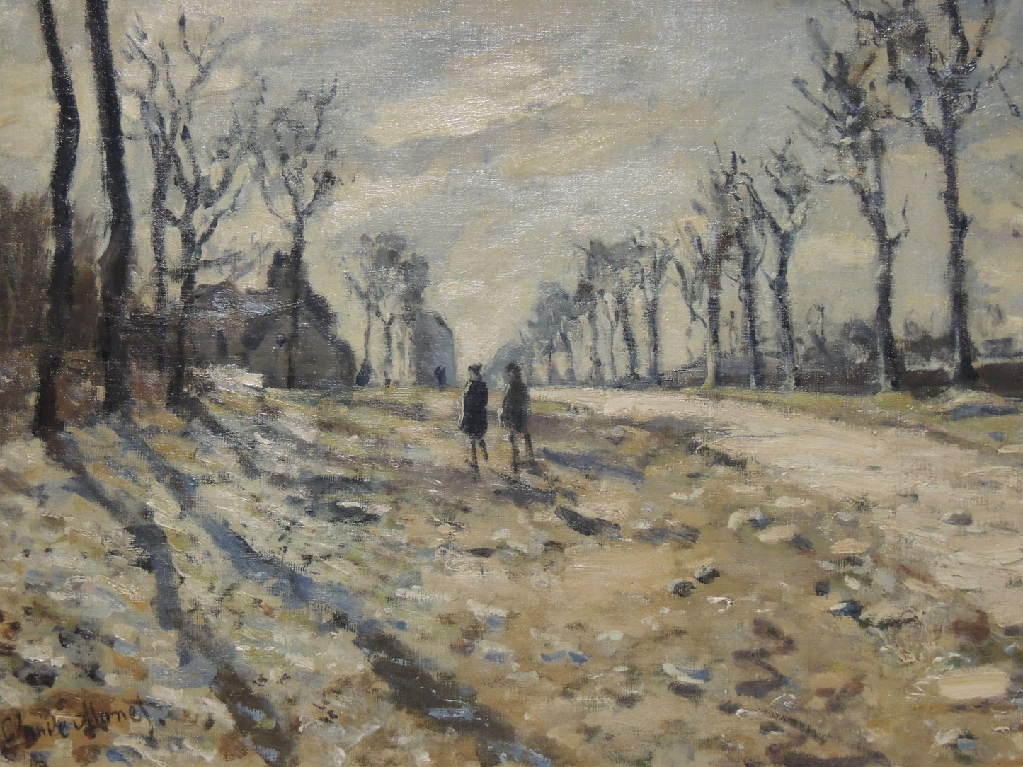 Reproduction du tableau « Neige au soleil couchant - Claude Monet » par Alpha Reproduction en peinture à l’huile