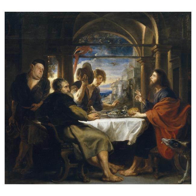 Emmauksen ehtoollinen - Peter Paul Rubens