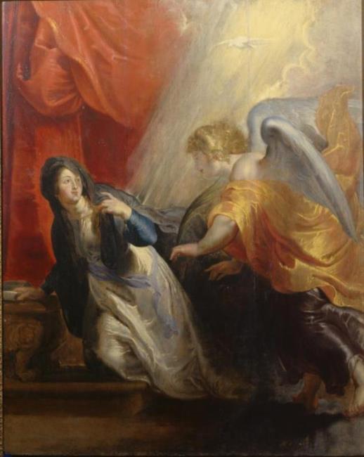 Neitsyt Marian kuoleman ilmoitus - Peter Paul Rubens