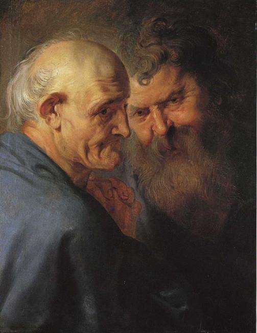 Kaksi apostolin päätä - Peter Paul Rubens