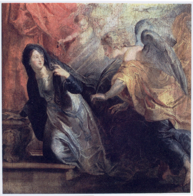 Neitsyt Marian kuoleman ilmoitus - Peter Paul Rubens