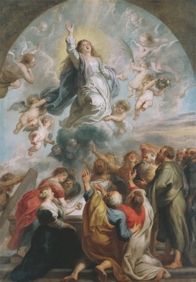 Marian taivaaseenastuminen - Peter Paul Rubens