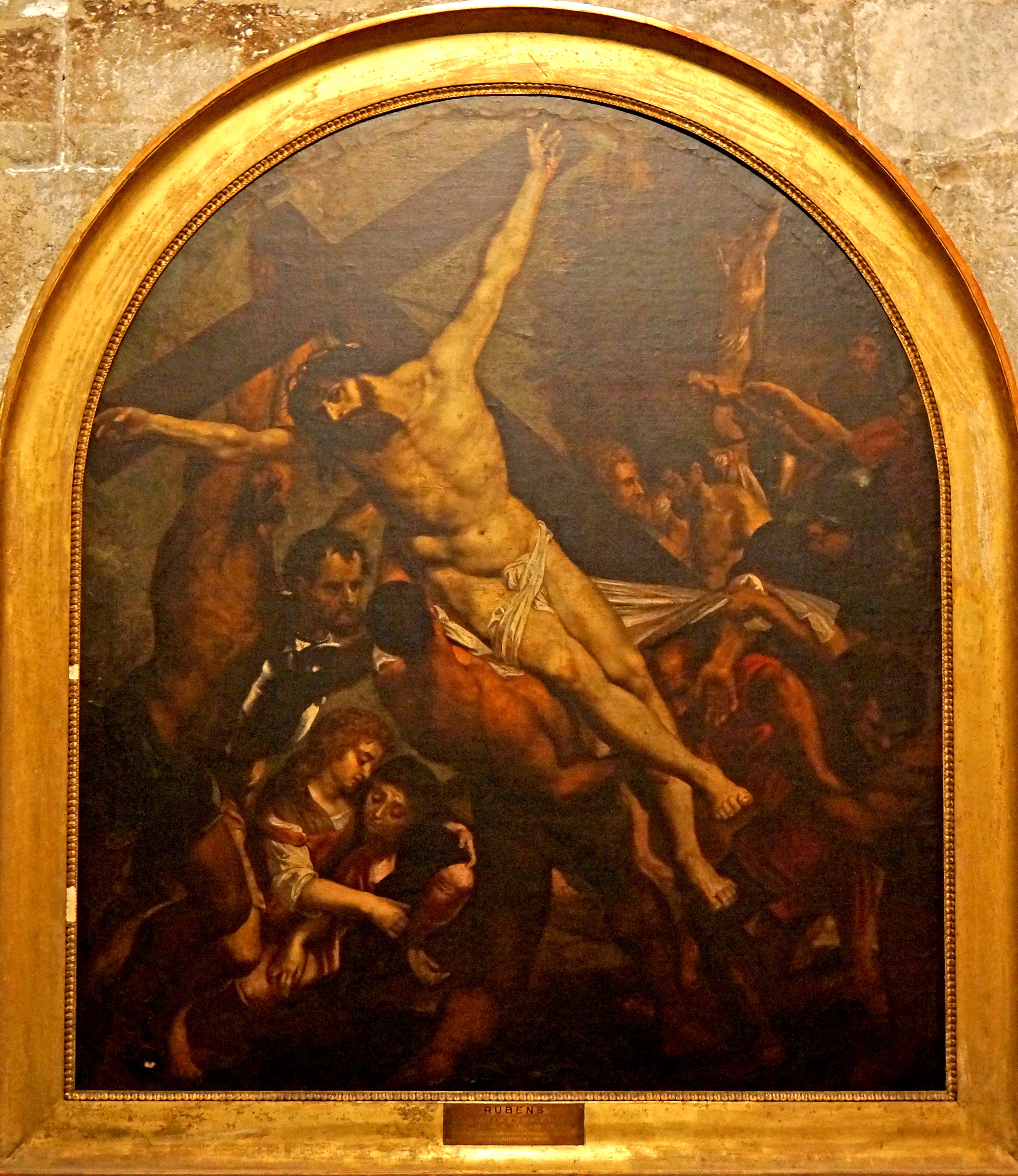 Ristin pystyttäminen - Peter Paul Rubens