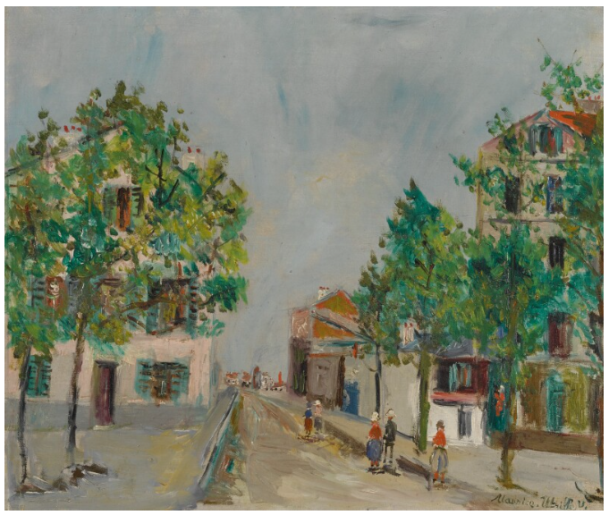 Rue a Bourg la Reine (1942) - Maurice Utrillo