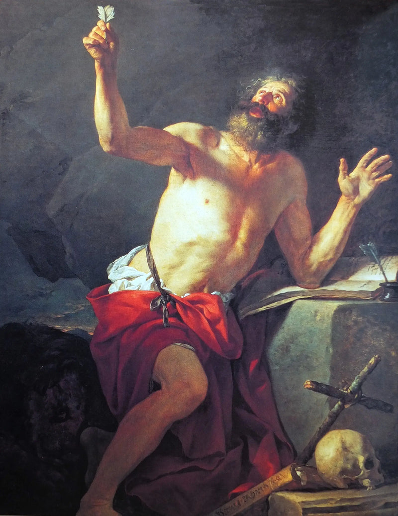 Pyhä Hieronymus kuulemassa tuomion trumpettia - Jacques-Louis David
