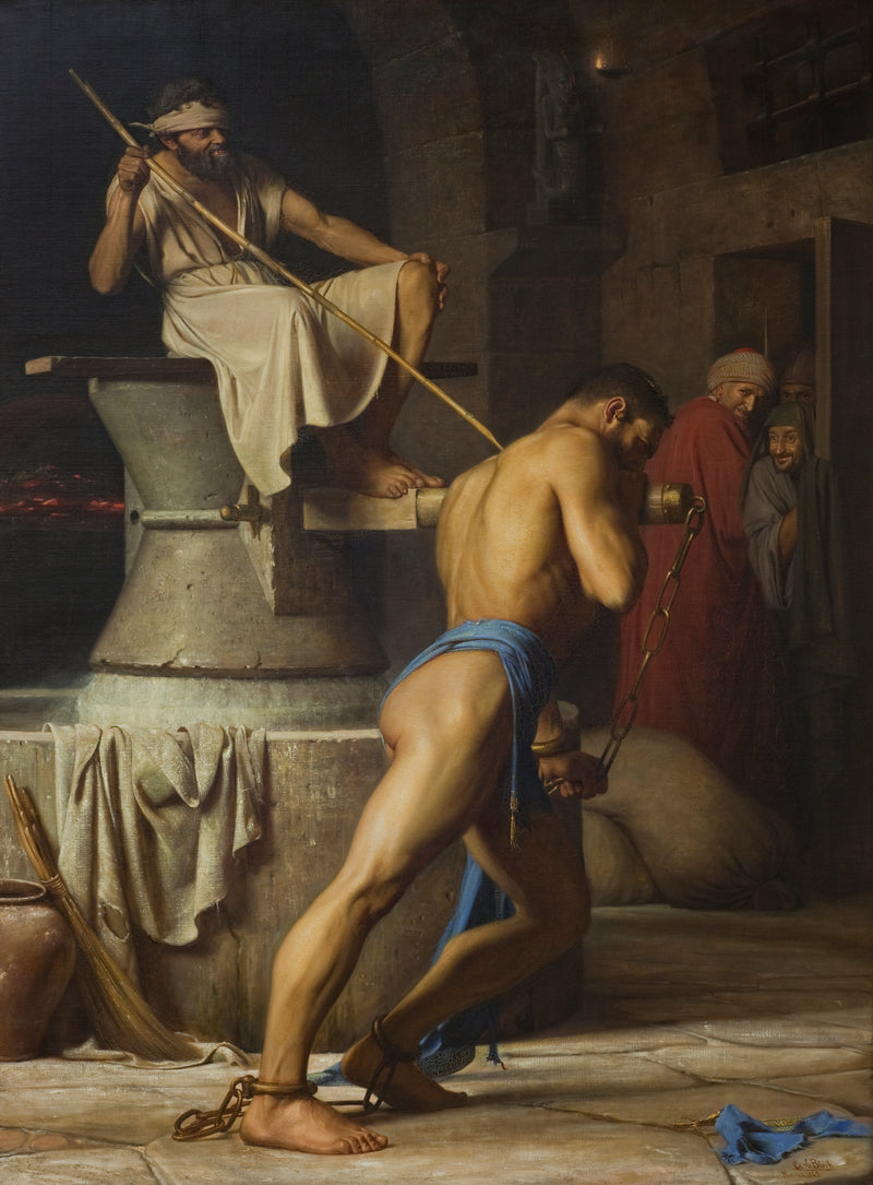 Samson ja filistealaiset - Carl Heinrich Bloch