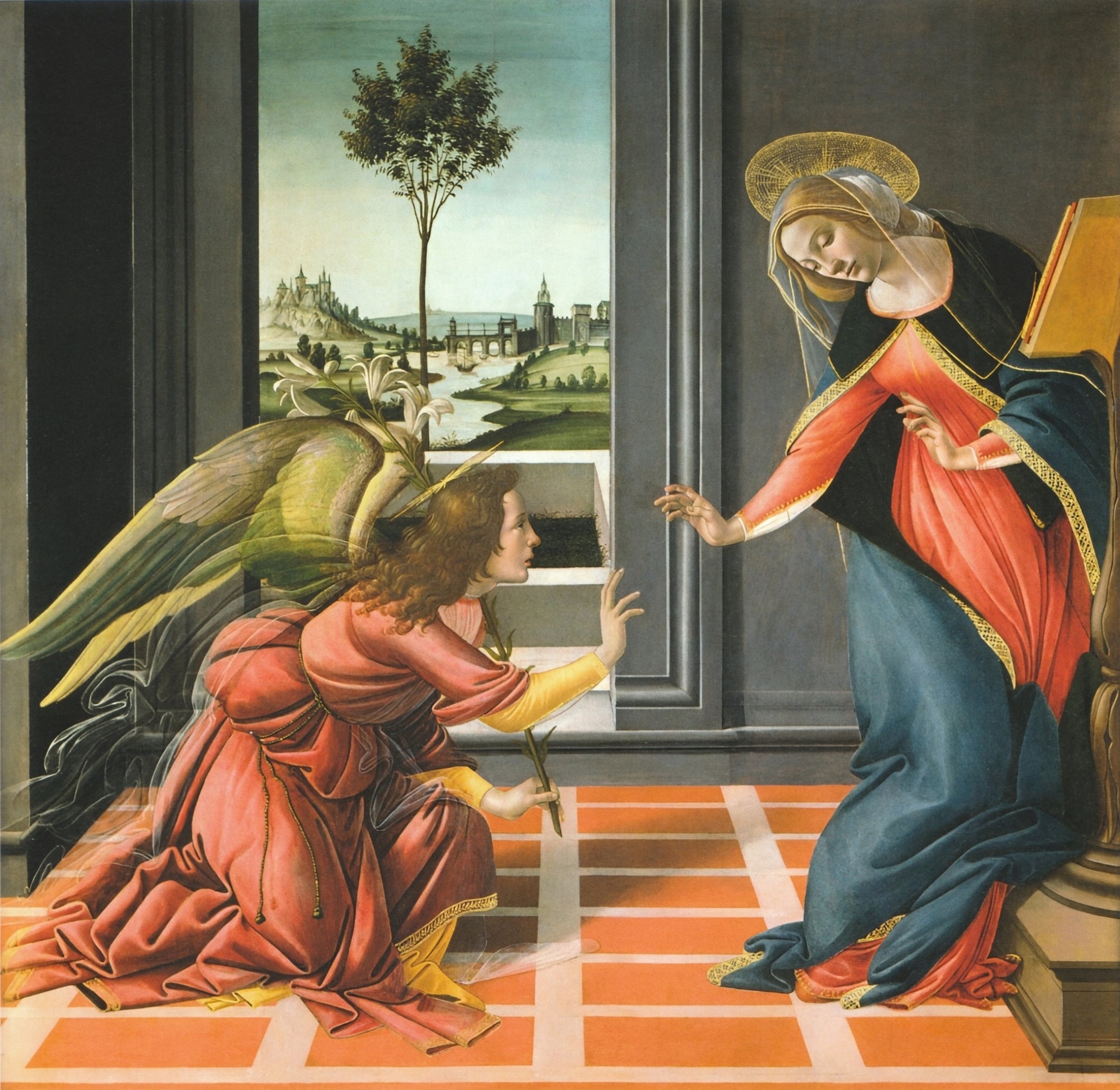 Cestellon ilmoitus - Sandro Botticelli
