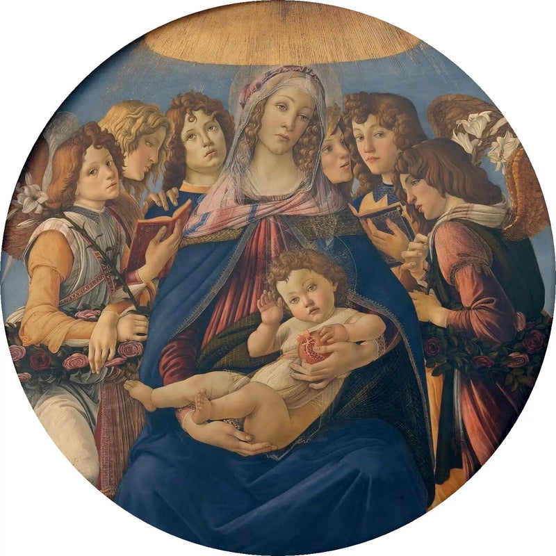 Neitsyt granaatilla - Sandro Botticelli