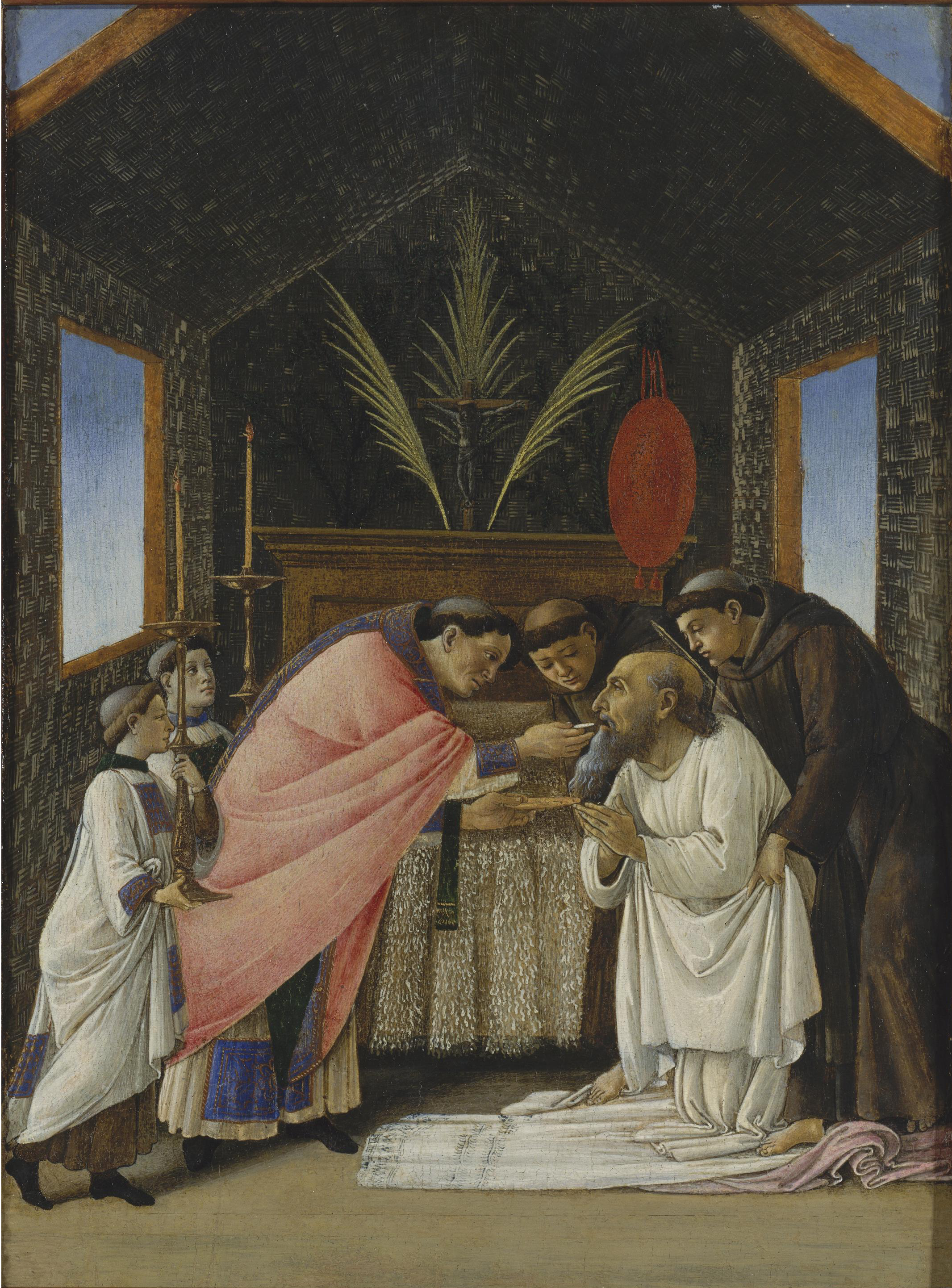 Pyhän Hieronymuksen viimeinen ehtoollinen - Sandro Botticelli